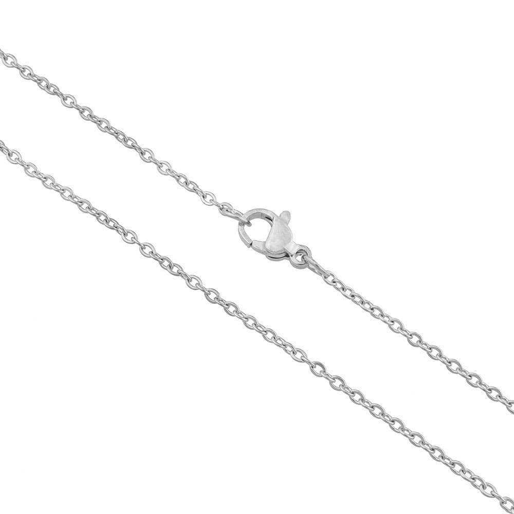 پلاک استیل دایره مهران و زنجیر