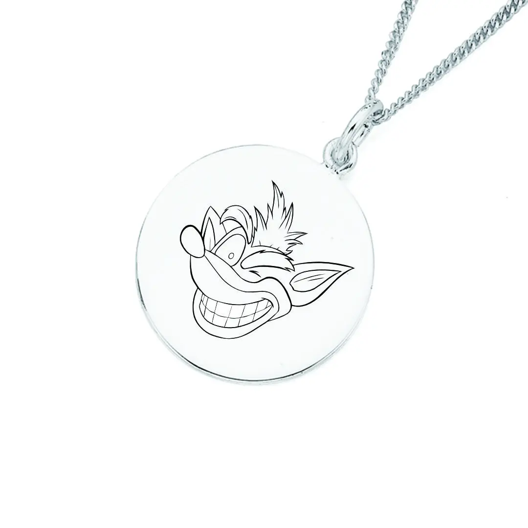 پلاک کراش و زنجیر استیل