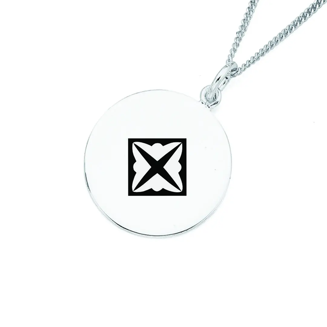 گردنبند درفش کاویانی و زنجیر استیل