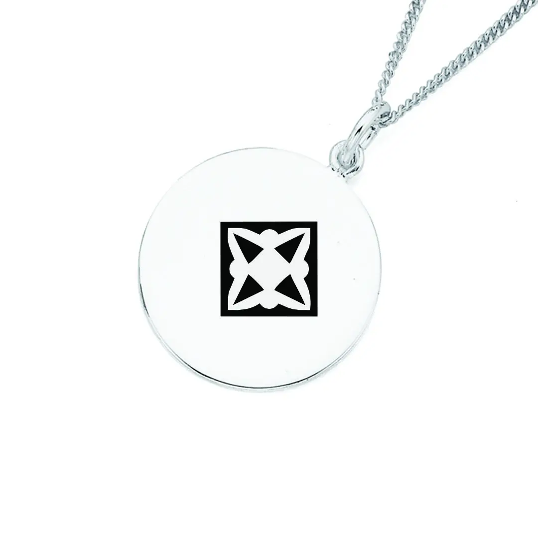 گردنبند درفش کاویانی و زنجیر استیل