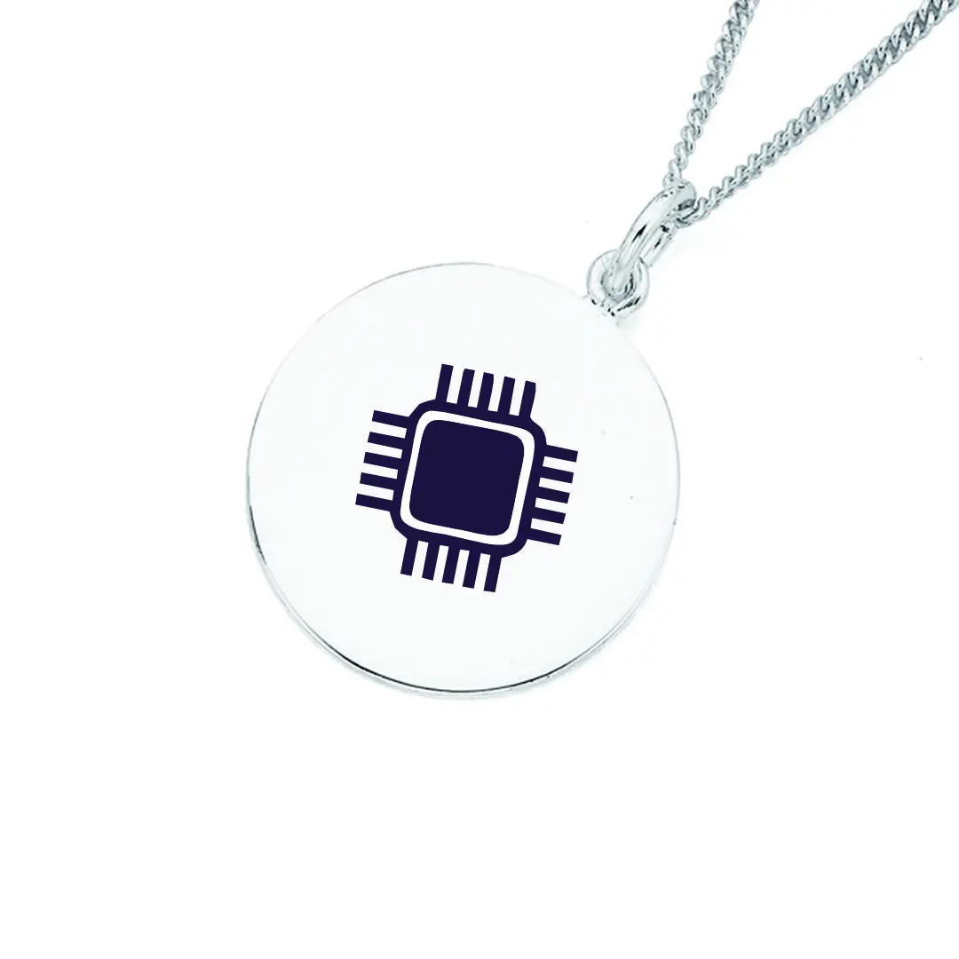 پلاک چیپ cpu و زنجیر استیل