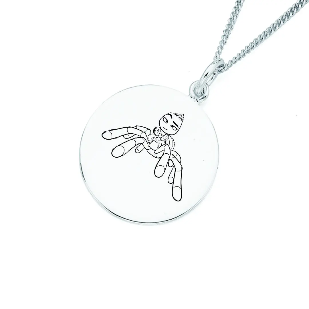 پلاک استیل Bad Guys به همراه زنجیر