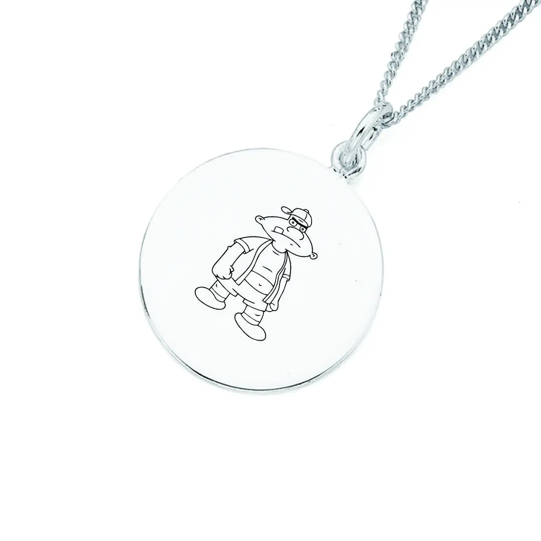 پلاک Harold Berman و زنجیر استیل