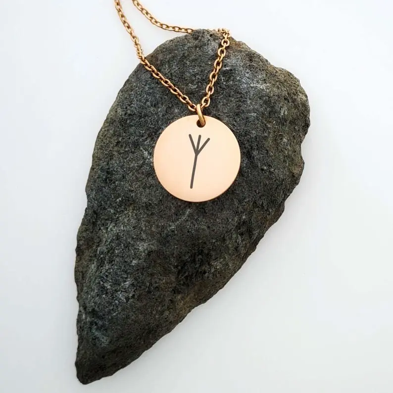 پلاک استیل وایکینگ‌ها به همراه زنجیر