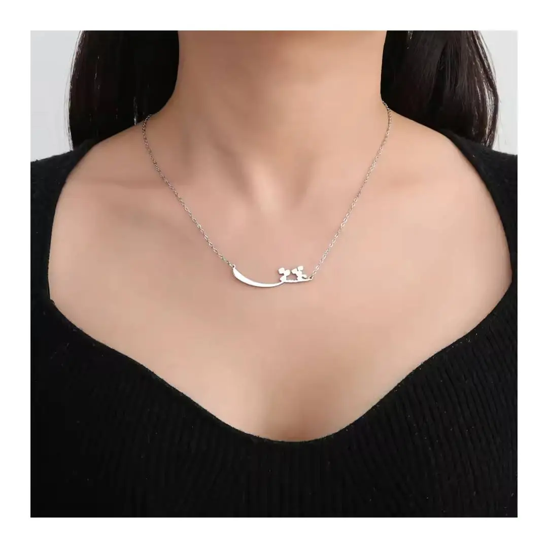 گردنبند عشق جاودانه نقره و زنجیر هدیه ولنتاین