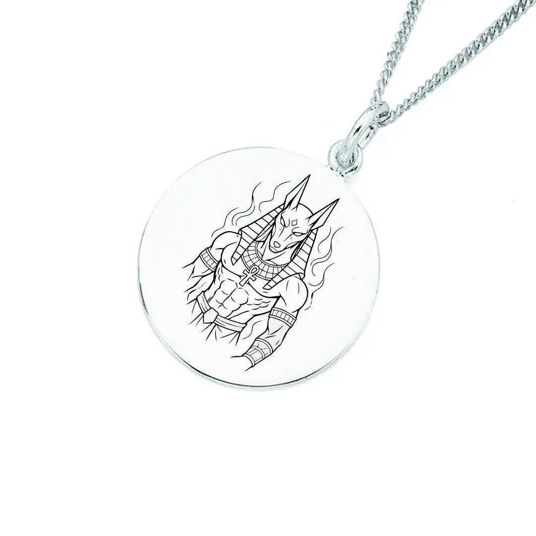 پلاک  Egyptian و زنجیر استیل