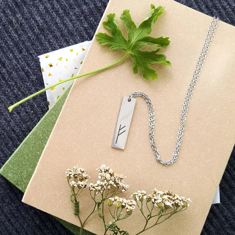 پلاک استیل وایکینگها به همراه زنجیر