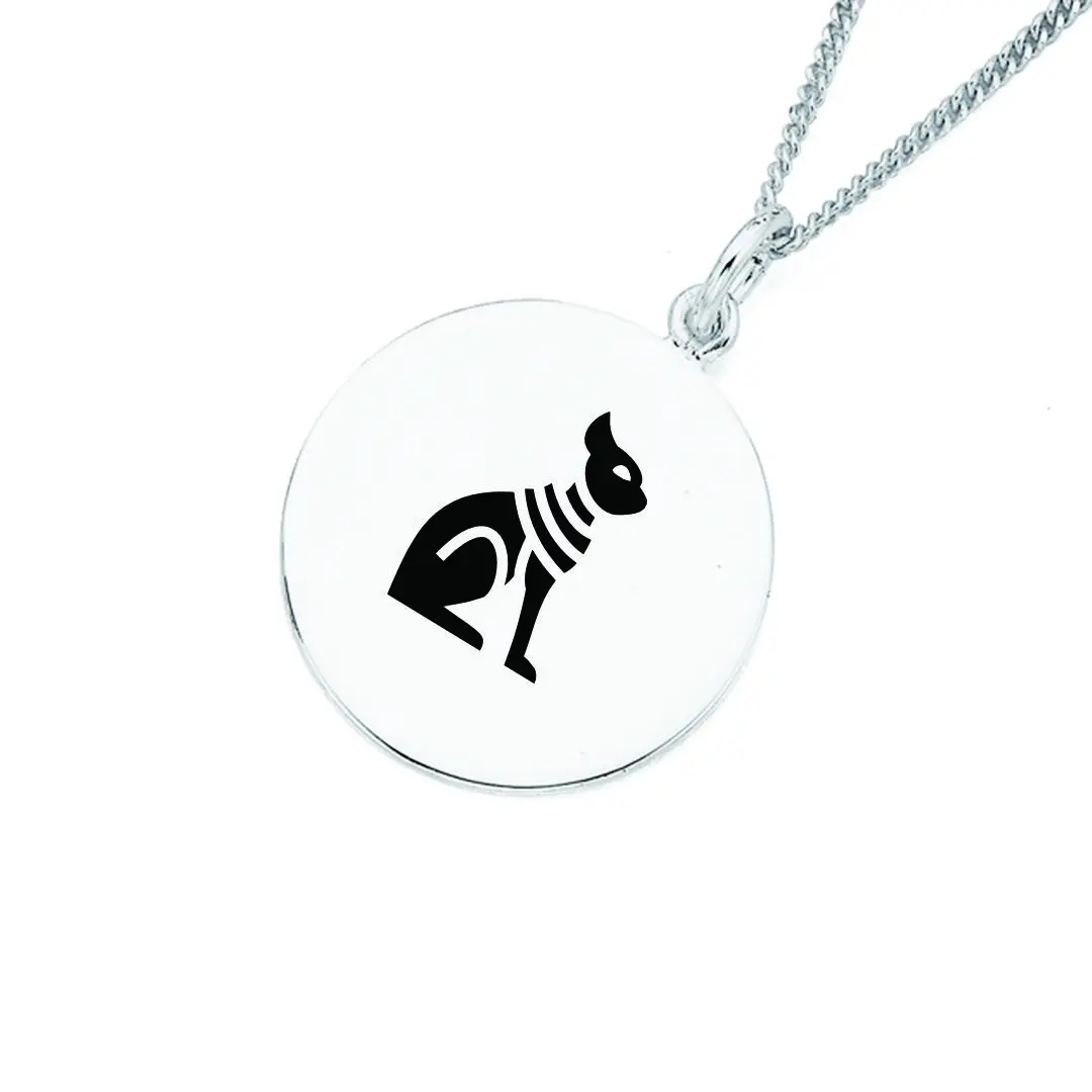 گردنبند باستت و زنجیر استیل