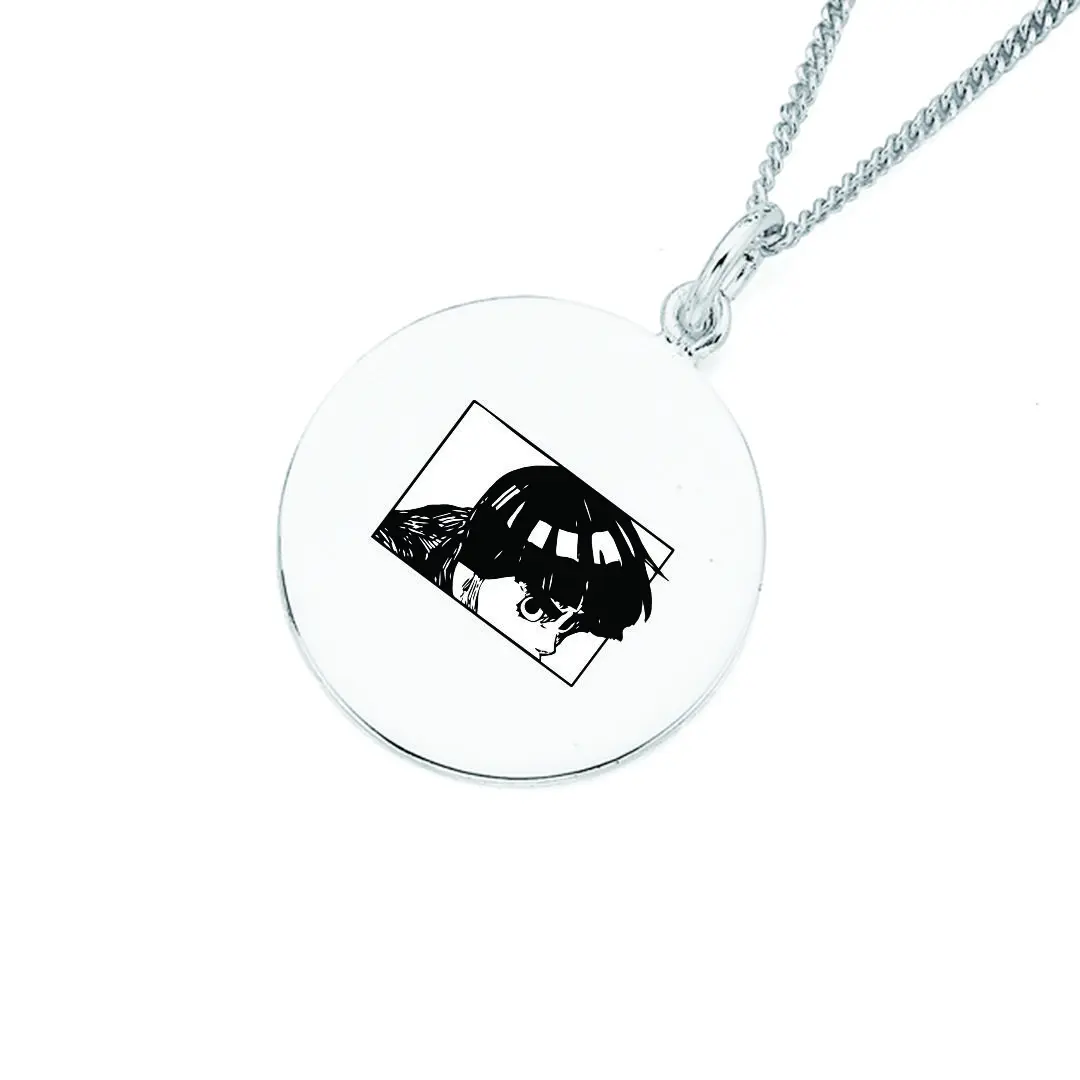 پلاک استیل انیمه ژاپنی به همراه زنجیر