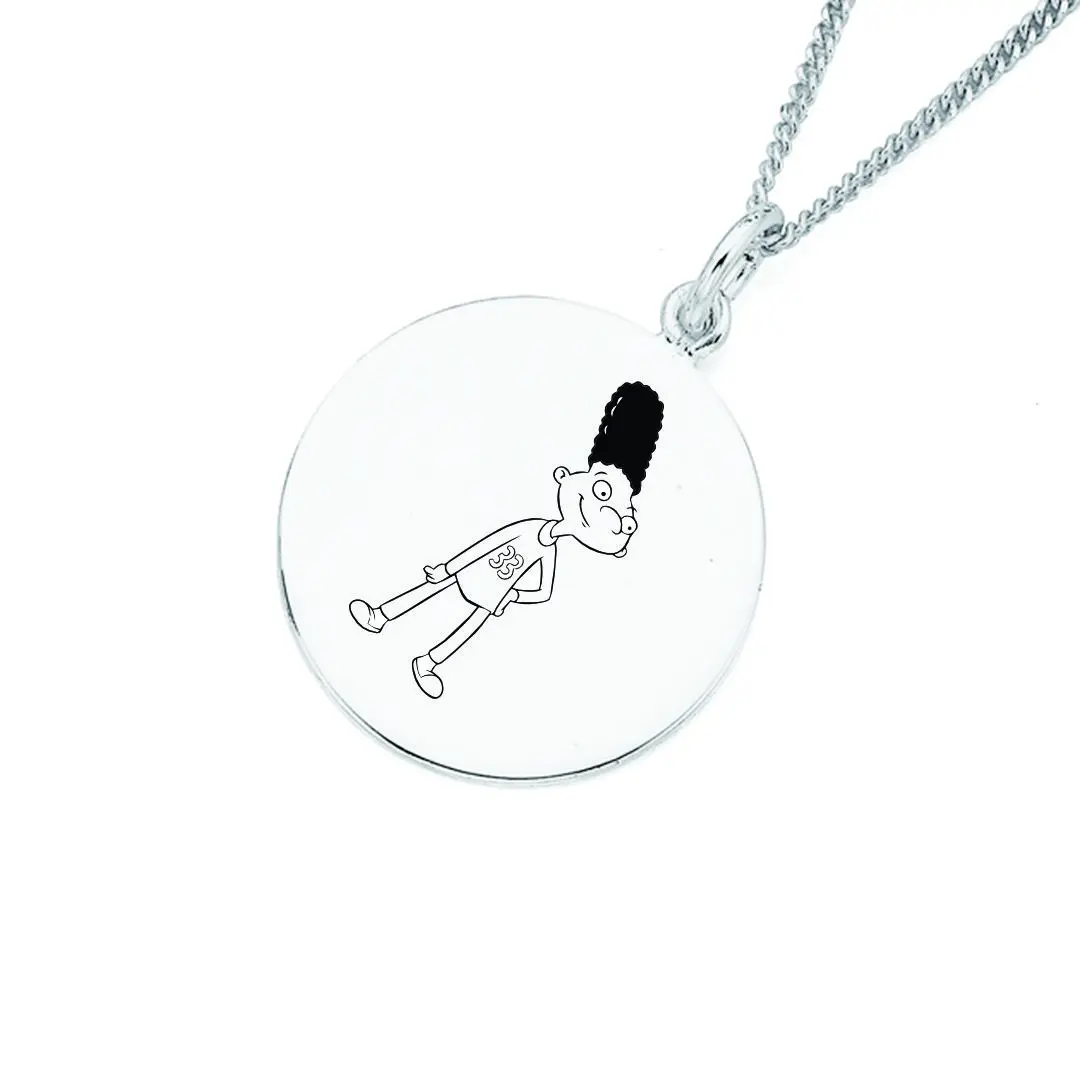 پلاک Gordon Quid شخصیت گربه و سگ با زنجیر استیل