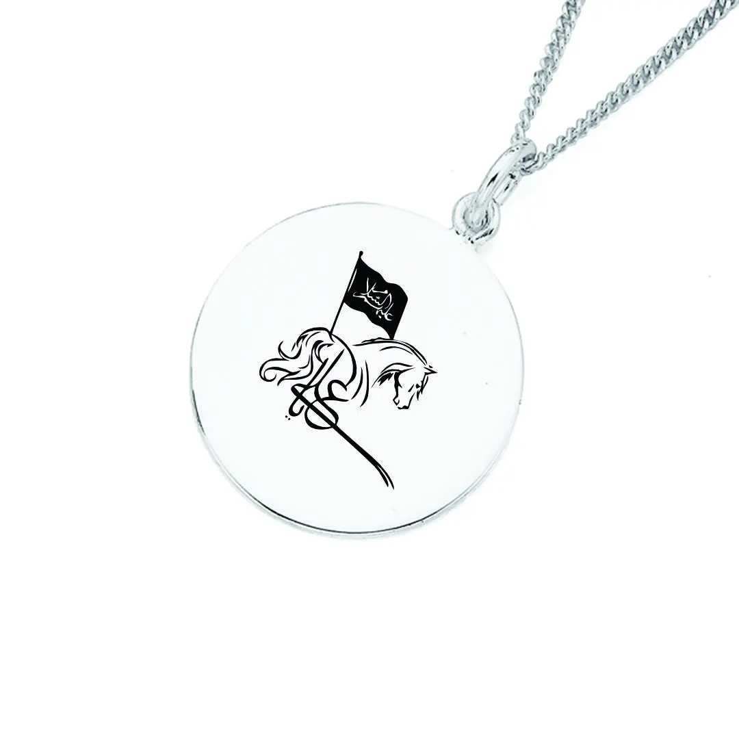 پلاک استیل لبیک امام حسین به همراه زنجیر