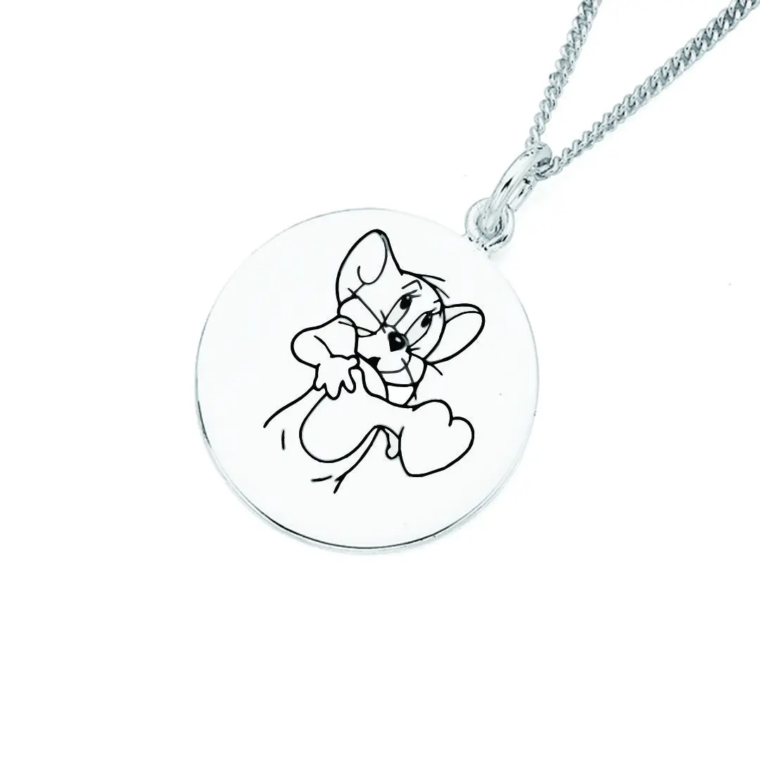 پلاک Jerry و زنجیر استیل