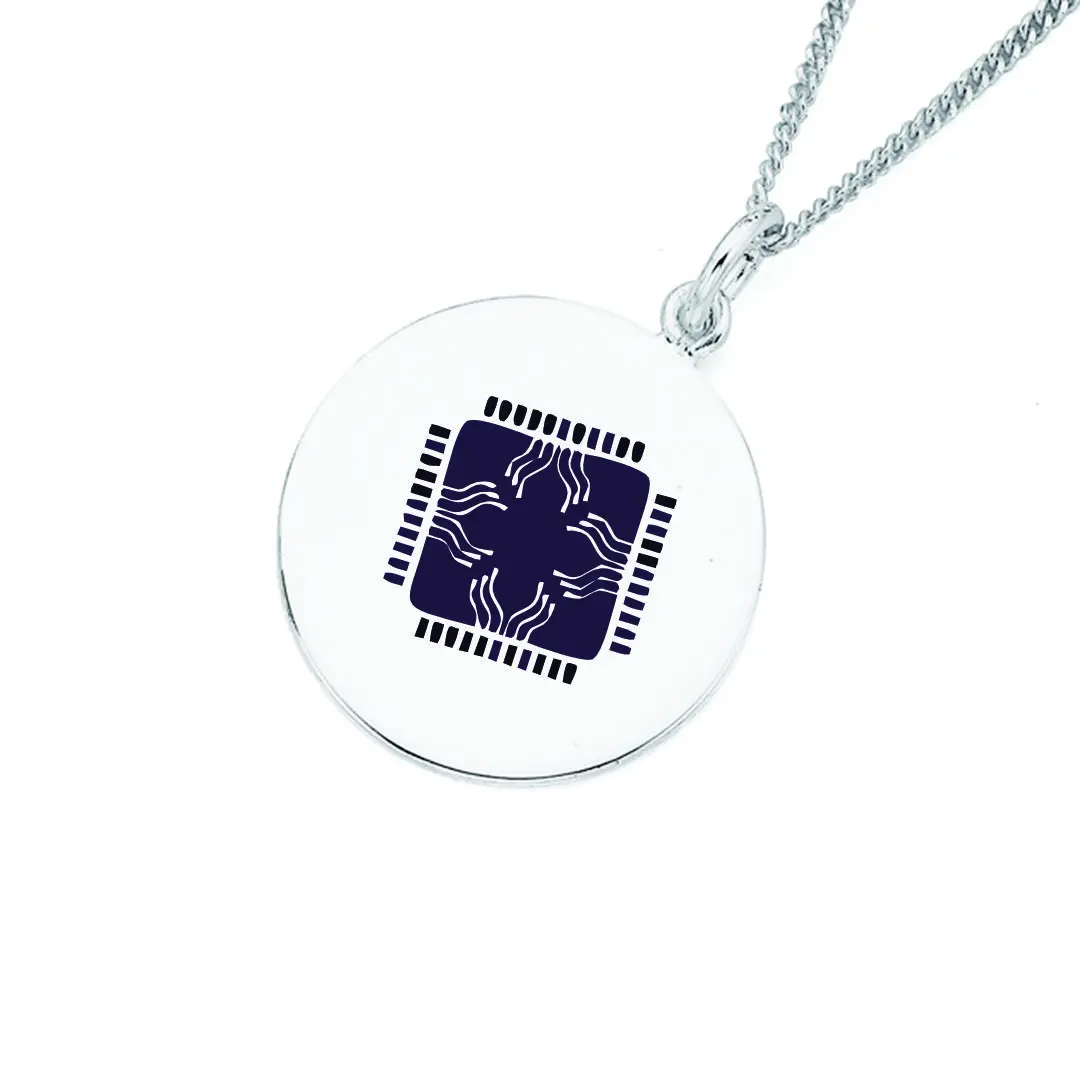 پلاک چیپ و زنجیر استیل