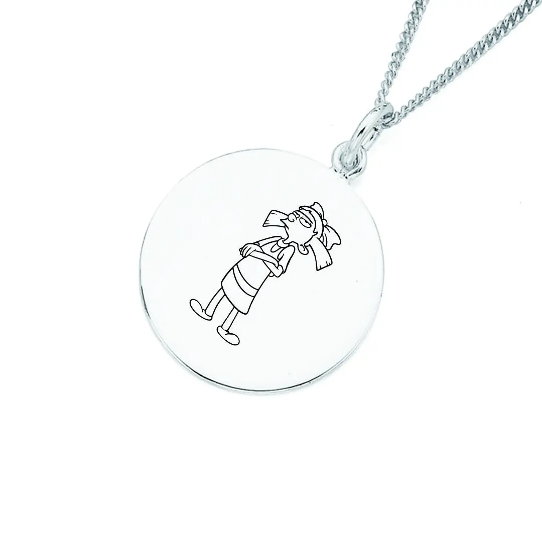 پلاک Helga G. Pataki و زنجیر استیل