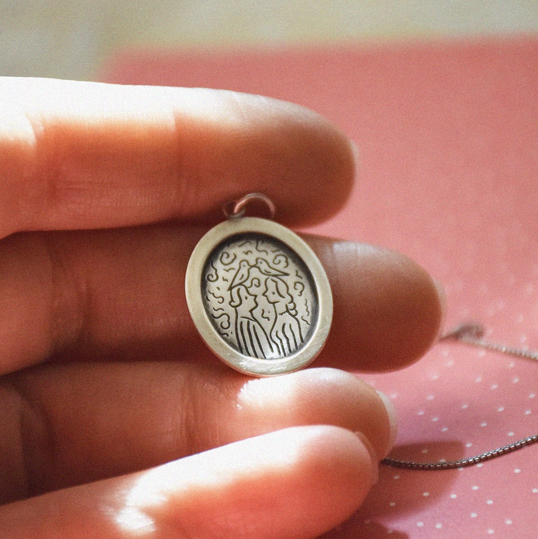 پلاک نقره خاطره ای جاودانه