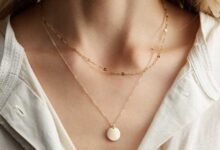 گردنبند نقره مادر مینیمال