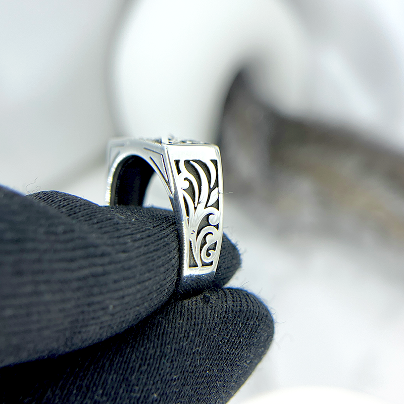 انگشتر نقره مردانه 925 بدون اجرت