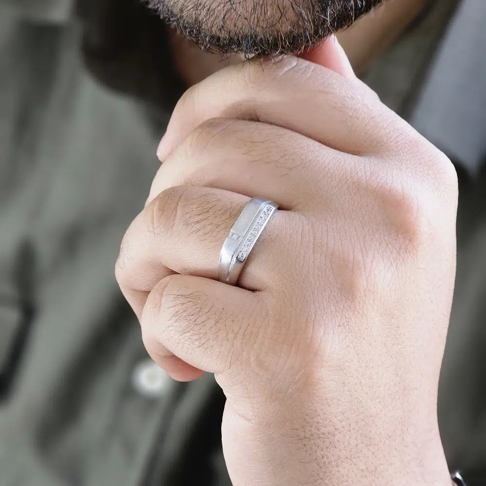 انگشتر نقره مردانه هدیه مناسب ولنتاین