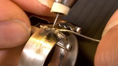 تعمیر کردن نقره- لحیم نقره