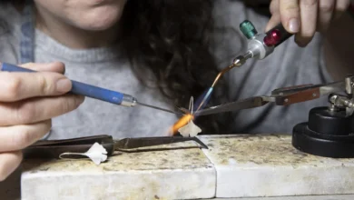 جوش نقره تعمیر کردن نقره در خانه