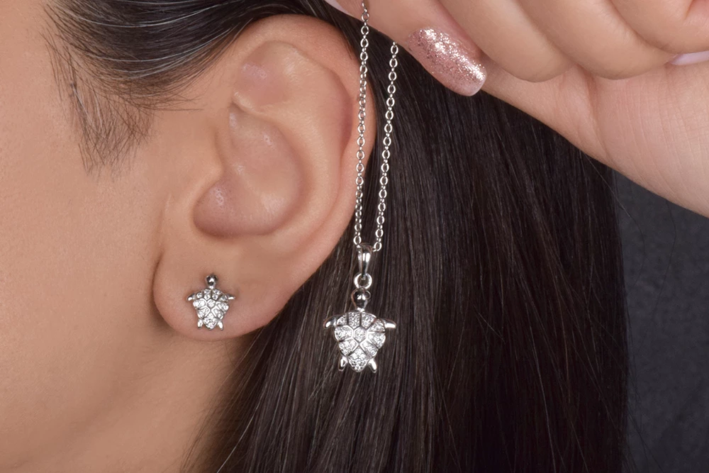 نیم ست نقره هدیه زیبا برای ولنتاین