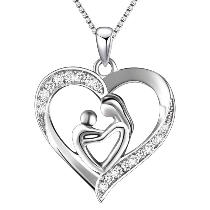 پلاک نقره آغوش مادر هدیه ای مناسب برای مادران جوان