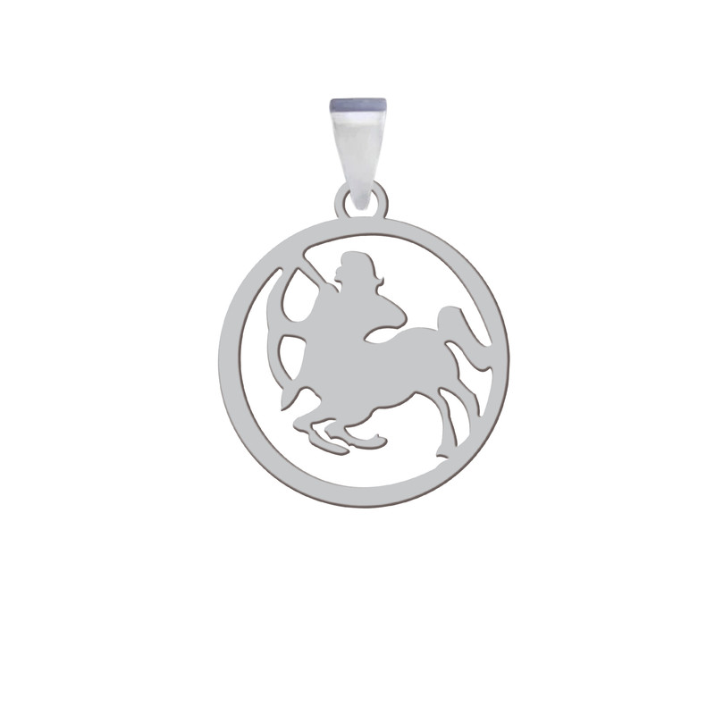 گردن آویز نقره ماه آذر