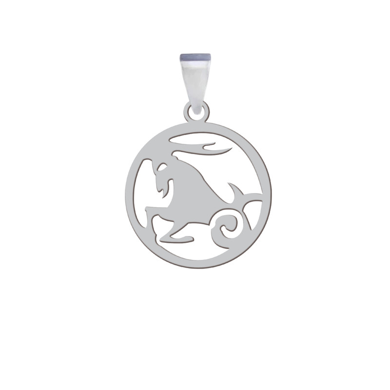 گردن آویز نقره نماد ماه دی مناسب برای استفاده روزمره