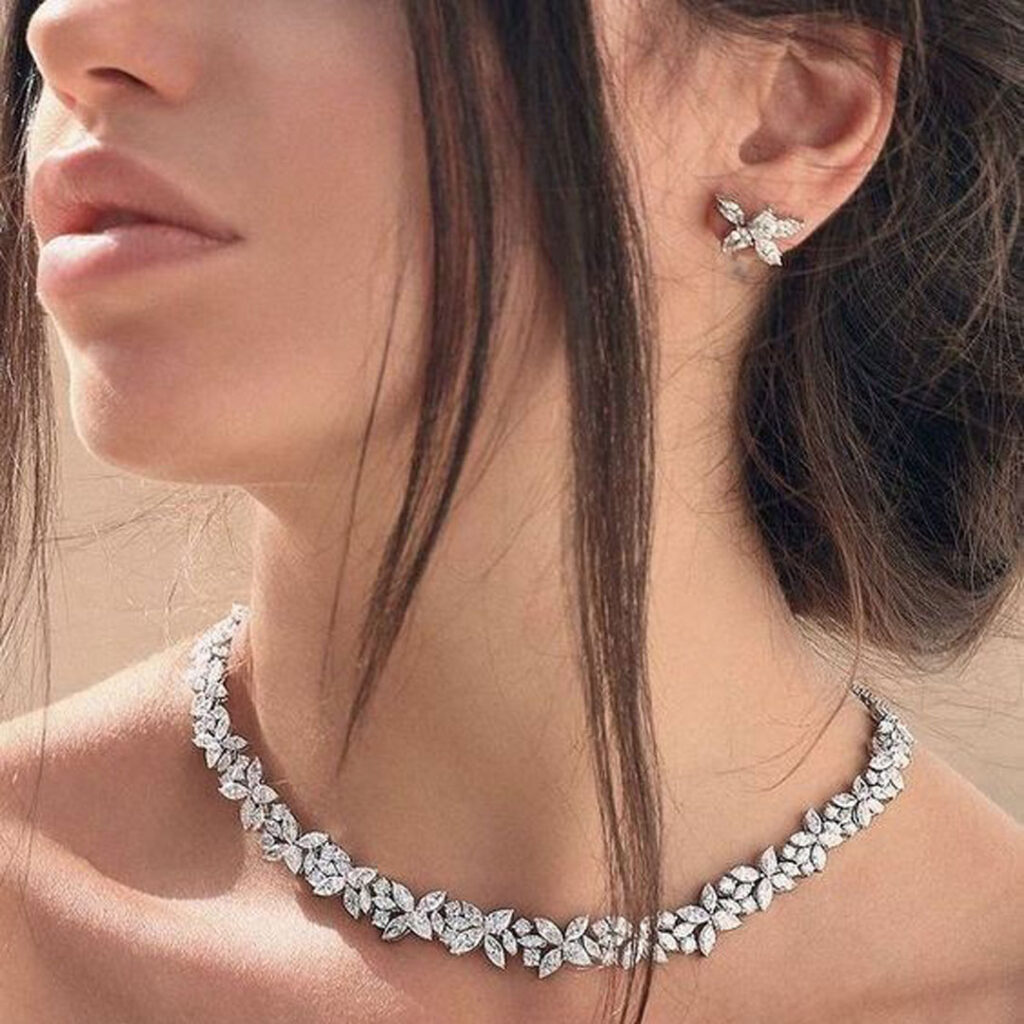 گردنبند نقره زنانه خاص مناسب مجالس و عروسی