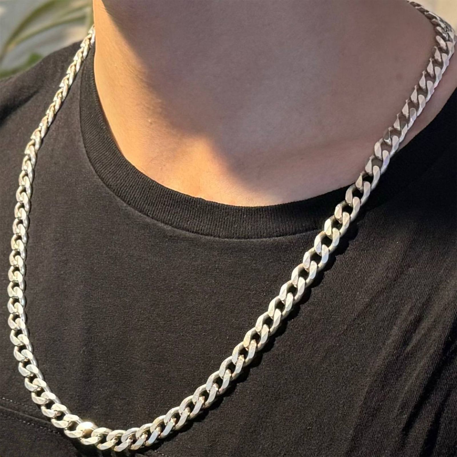 گردنبند نقره مردانه کارتیه خاص