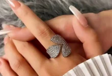انگشتر نقره زنانه با طراحی منحصر به فرد