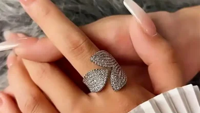 انگشتر نقره زنانه با طراحی منحصر به فرد