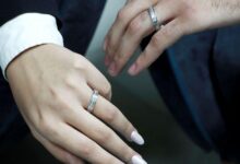 انگشتر نقره نامزدی ست