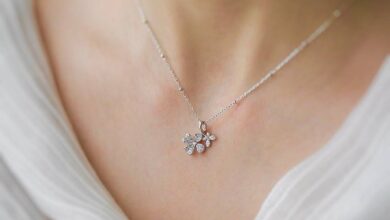 گردنبند نقره مناسب استایل کلاسیک