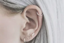 پیرسینگ‌های نقره مناسب گوش