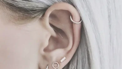 پیرسینگ‌های نقره مناسب گوش